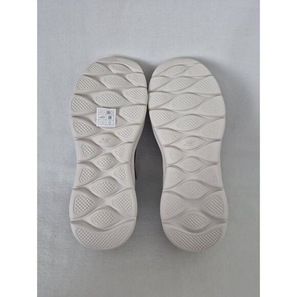 Women's Skechers Go Walk Flex Grand Entry Navy/White Size 8D Wide Washable Shoes - Picture 7 of 8